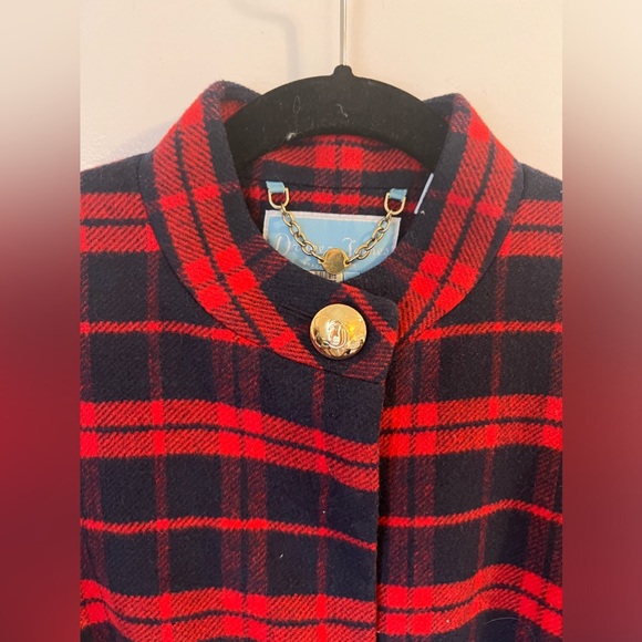 Draper James Plaid Coat Size XS - Picture 2 of 12